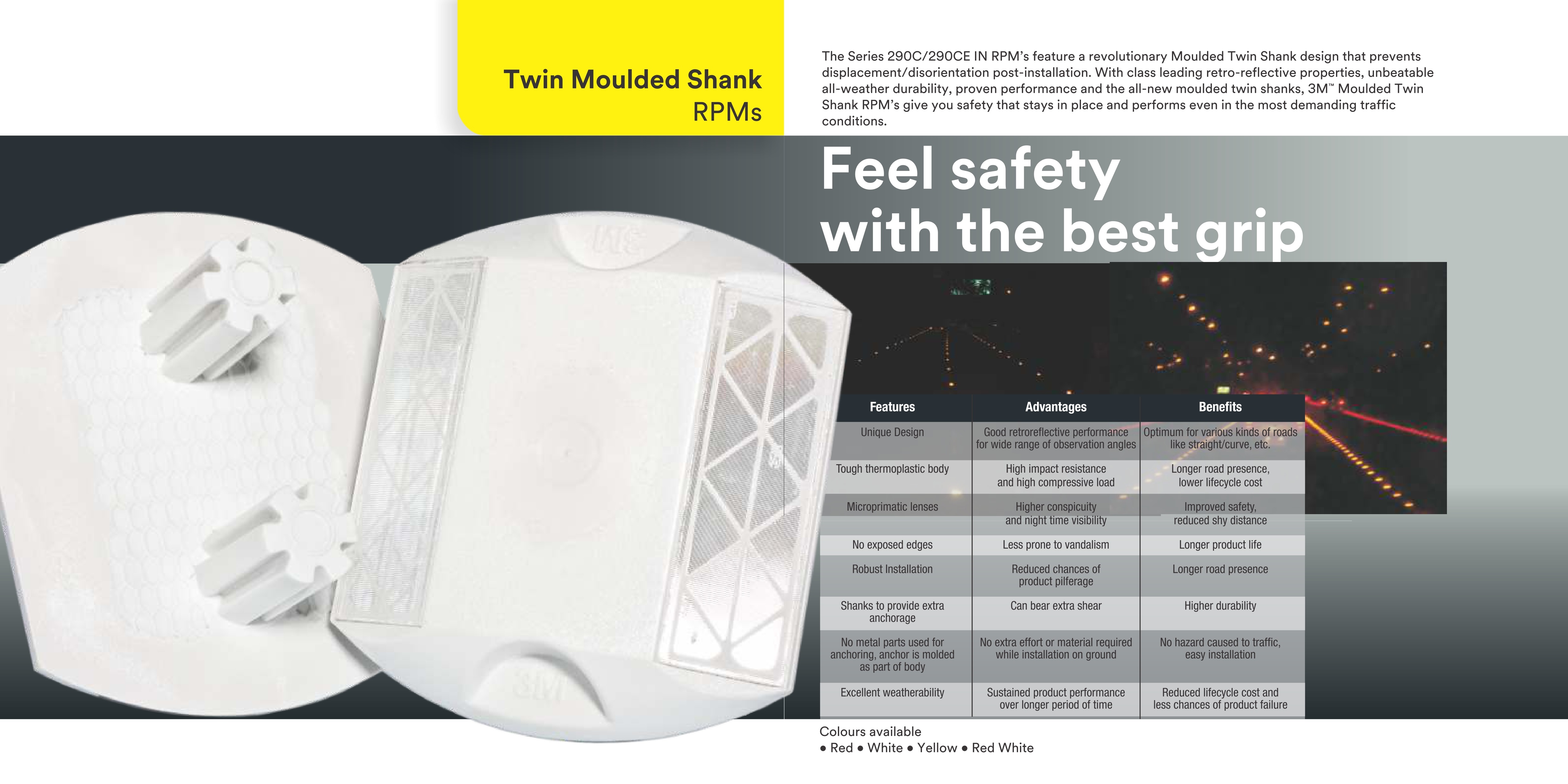 3M™ Twin Moulded Shank (RPMs) Right